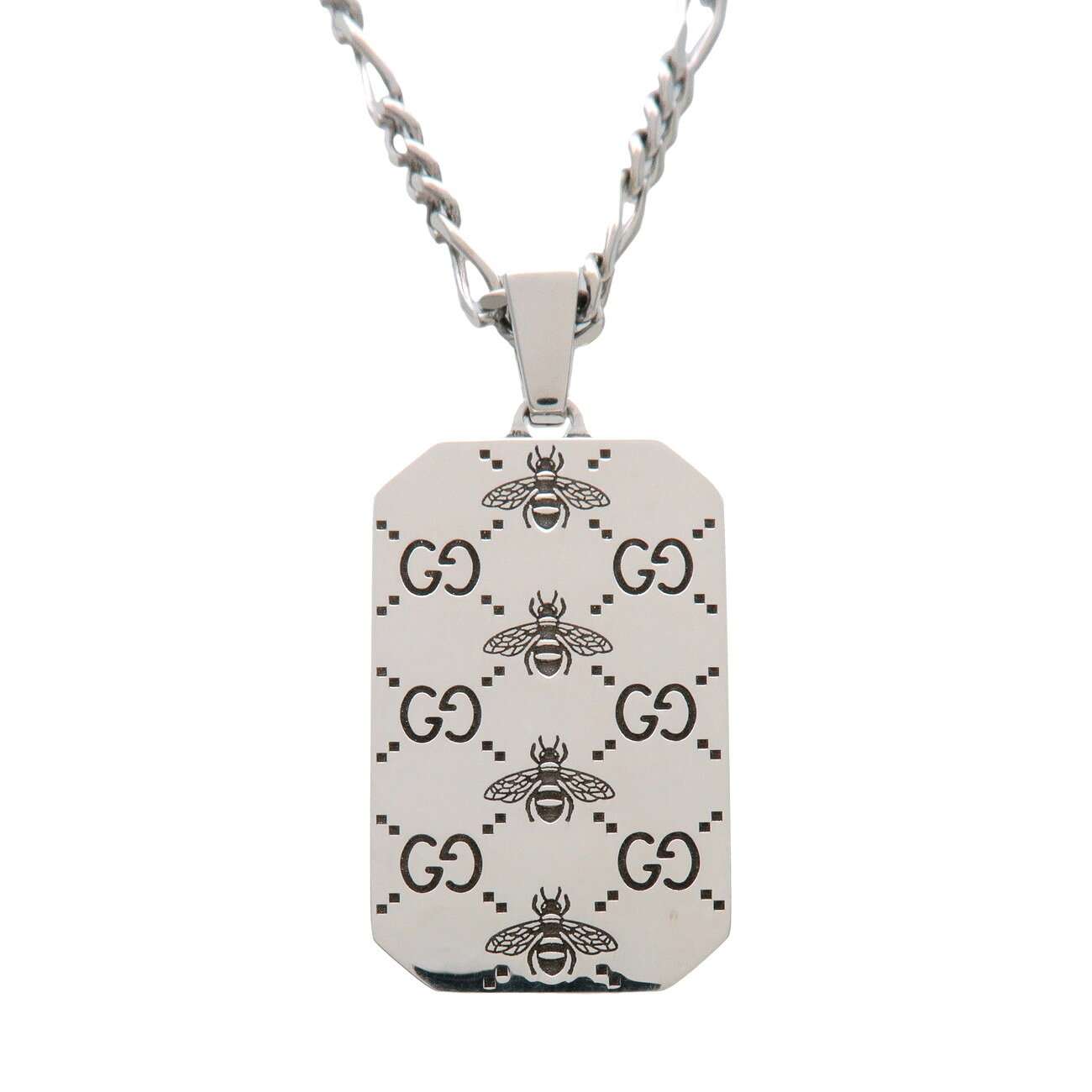 GUCCI グッチ GG&ビー ネックレス SV925 シルバー【中古】【新品仕上げ済み】【送料無料】【返品可】...