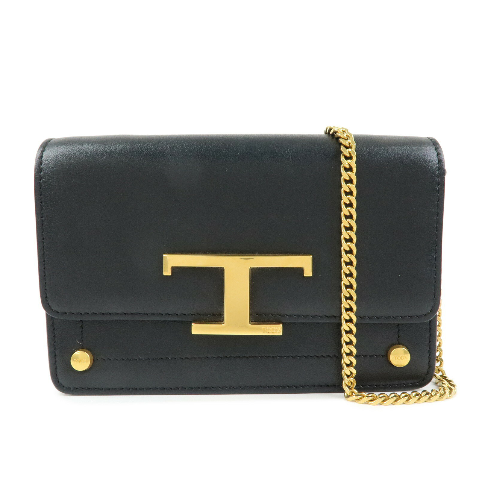 Rakuten - TOD’S トッズ Tタイムレス 3WAYバッグ ショルダーバッグ レザー ブラック【中古】【超美品】【送料無料】【返品可】