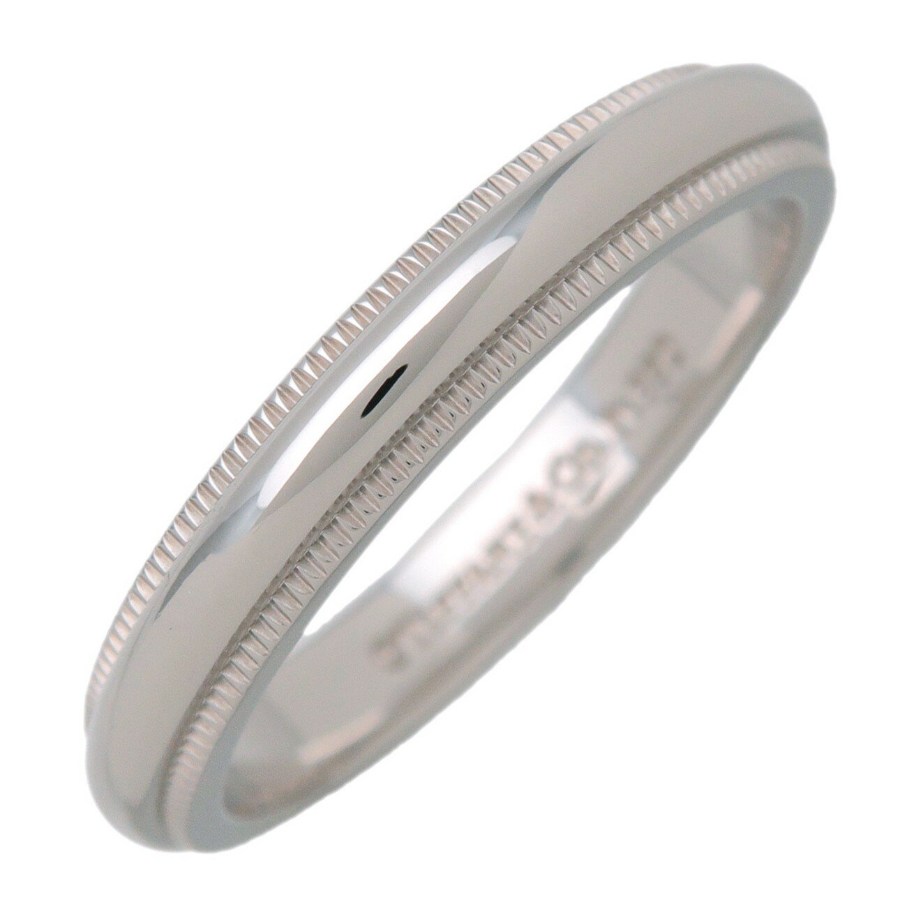 Rakuten - Tiffany&Co. ティファニー ミルグレインバンド リング 指輪 11号 PT950 プラチナ【中古】【新品仕上げ済み】【送料無料】【返品可】