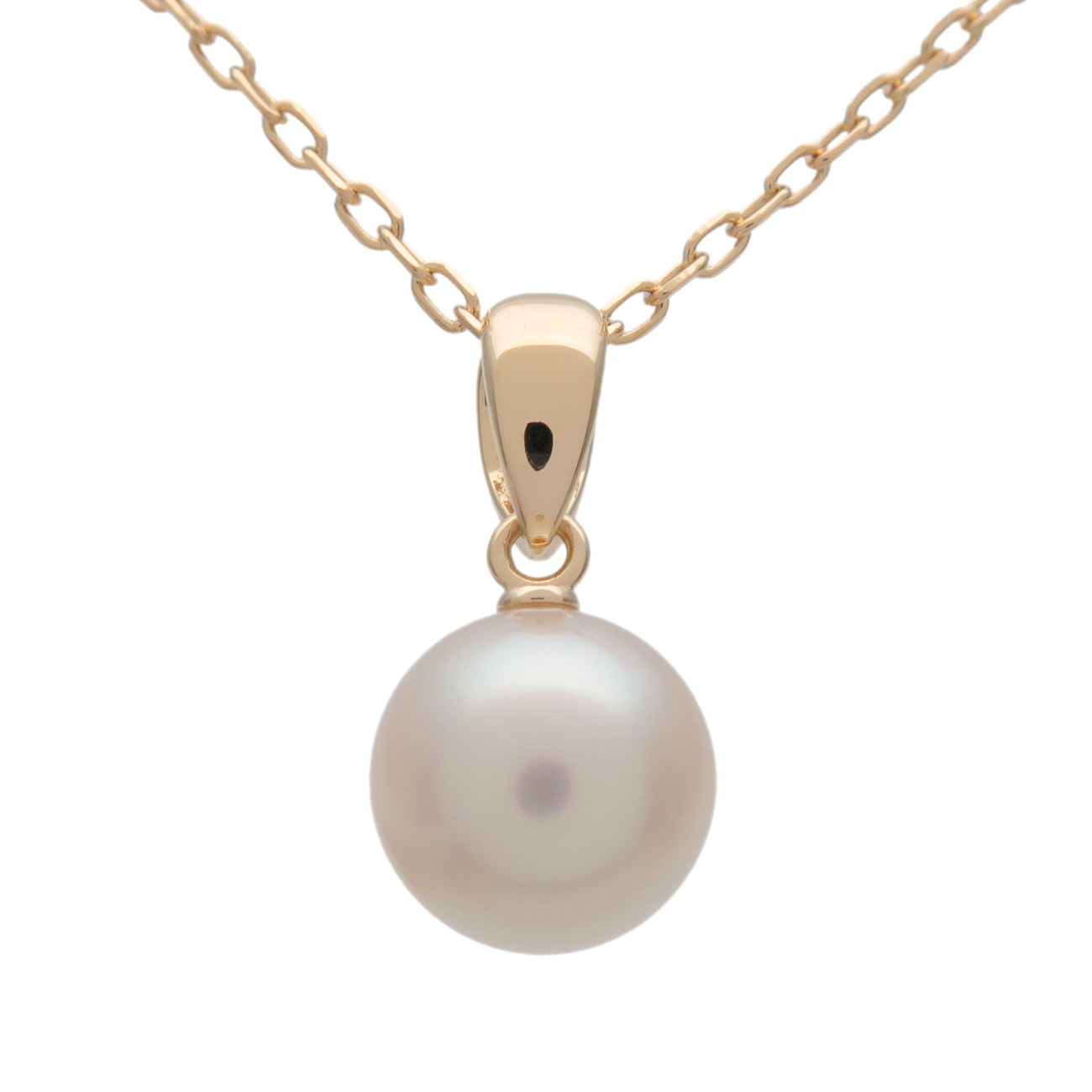Rakuten - MIKIMOTO ミキモト パール ネックレス ペンダント K18 750YG イエローゴールド【中古】【新品仕上げ済み】【送料無料】【返品可】