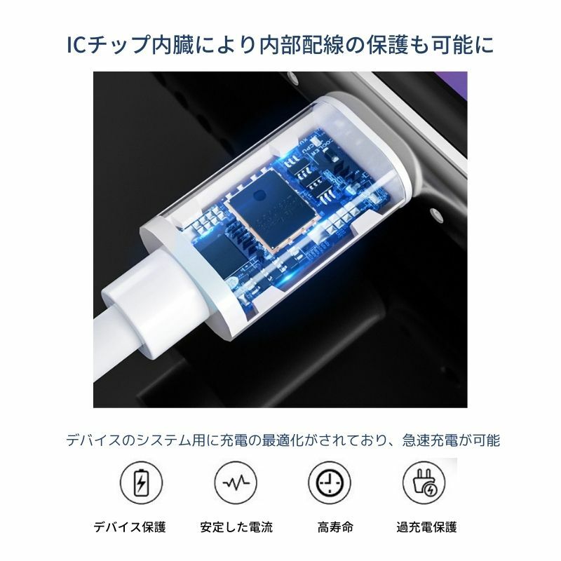 ライトニングケーブル iPhone 1m おすすめ 急速充電 データ通信 USBケーブル light...