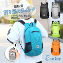 折り畳みリュック 超 軽量 リュックサック エコバッグ 防水 軽い メッシュ 蒸れない 大きめ 20L ショッピング スポーツ 登山 ハイキング ウォーキング 災害用 エコバッグ 登山 旅行 大容量 コンパクト 収納力 撥水加工
