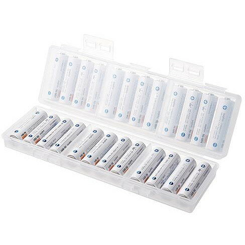 【サンワサプライ SANWA SUPPLY】 電池ケース（単三形専用大容量タイプ・クリア） 製品型番：DG-BT7C