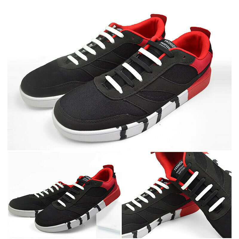 結ばない靴ひも 靴紐 シリコン製 平型 ほどけない 伸びる 伸縮性 無地 レースロック シューレース スニーカー用 おしゃれ カジュアル 便利 カラバリ豊富