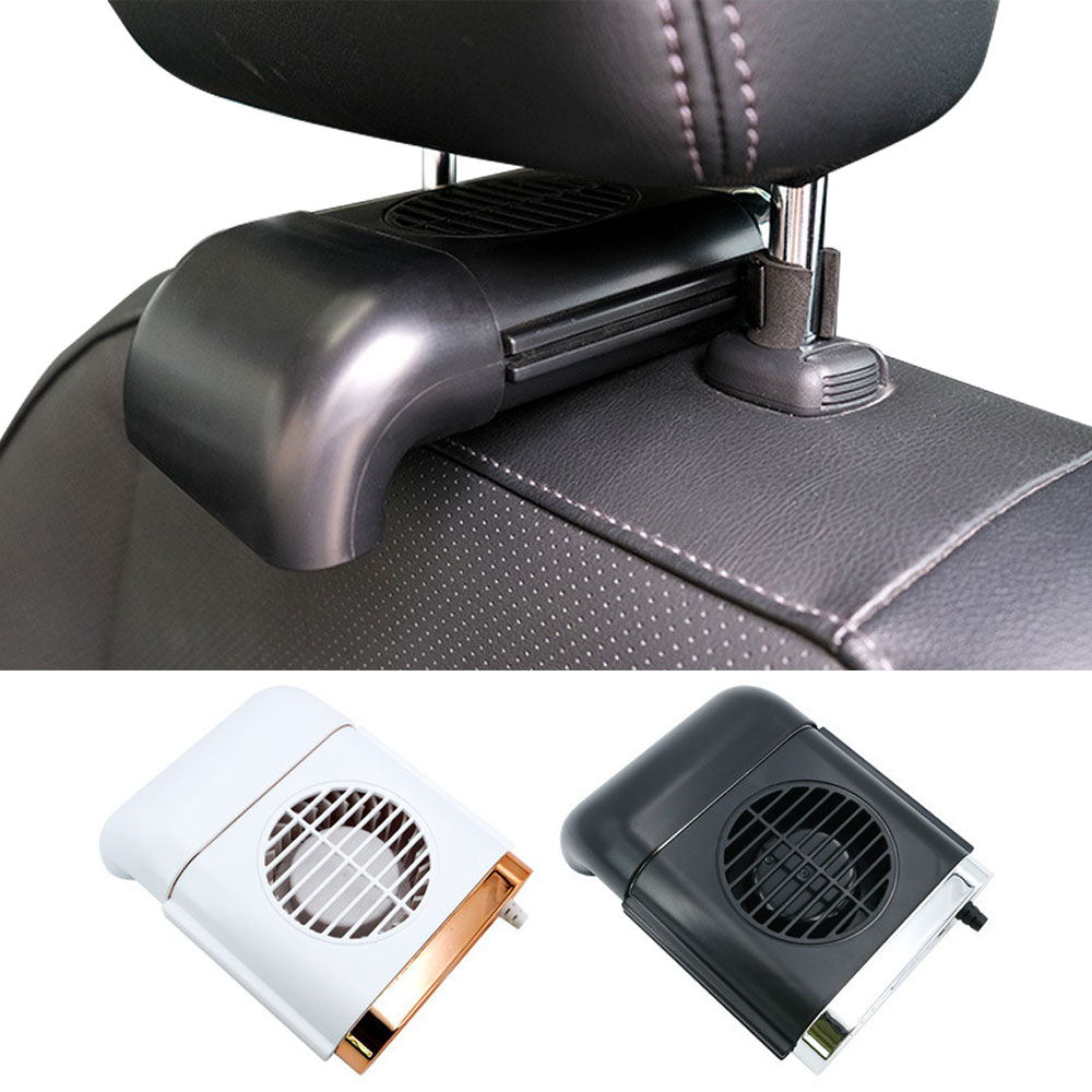 車座席用 クールファン 車載 車内 USB扇風機 ヘッドレストファン 背中の蒸れ解消 簡単取付 ドライブ 運..
