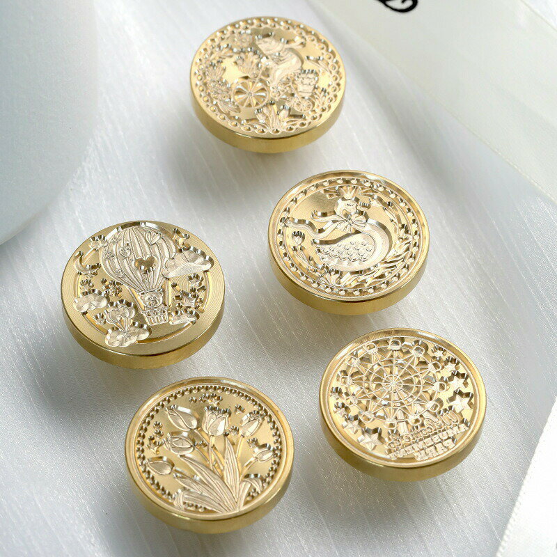 シーリングスタンプヘッド シーリングワックス 3cm デザインスタンプ 日用品雑貨 フラワー お花 スズラン バラ チューリップ タンポポ クマ 観覧車 気球 白鳥 アニマル 付け替え 交換 スタンプ 封筒 手紙 招待状 シール かわいい おしゃれ