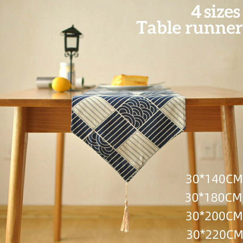 テーブルランナー テーブルセンター テーブル ランナー センタークロス テーブルクロス 食卓ランナー リバーシブル クロス モダン 和風柄 ランチョン マット センター クロス タッセル 花瓶敷き 家庭用 業務用 おしゃれ 飾り シンプル 可愛い 北欧 装飾