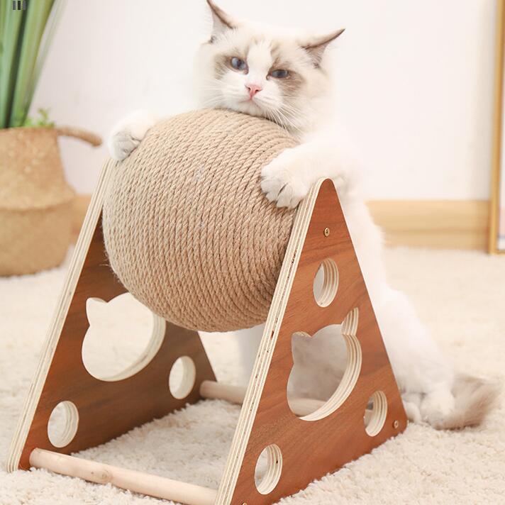 キャットタワー ボール 爪とぎ 爪とぎポール 猫 ねこ 麻縄 ペット用 おもちゃ おしゃれ 遊園地 ストレ..