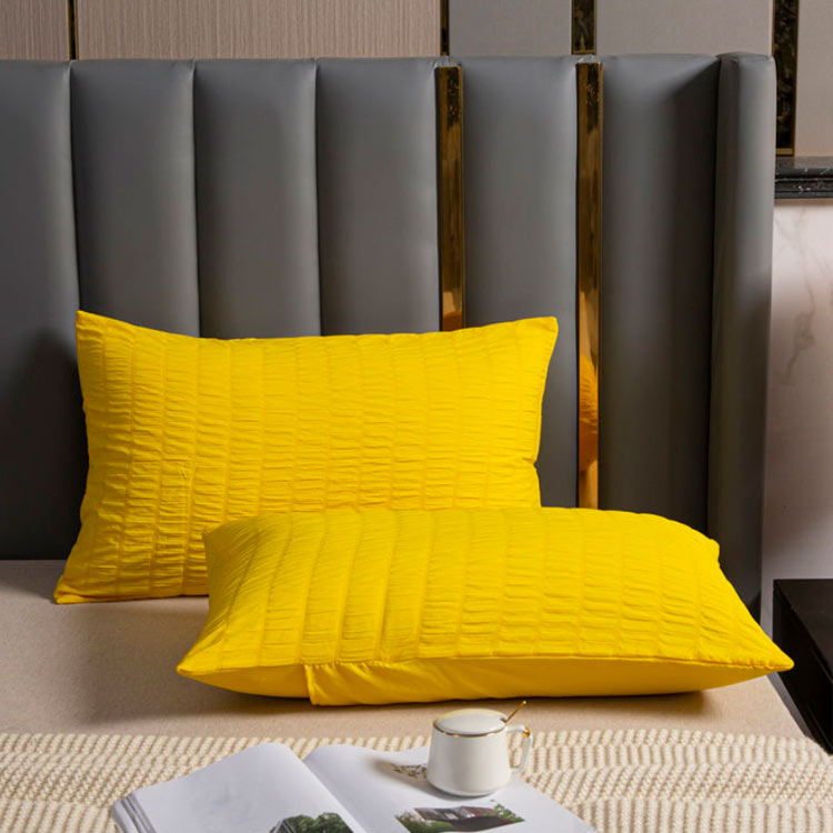 まくらカバー 可愛い ちりめん 枕カバー 夏用 ピローケース ピローカバー 封筒式 2枚セット 48×74cm 大判 ふんわり サラサラ