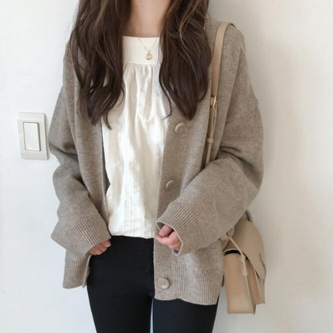 カーディガン ニット　カーディガン　レディース 秋冬 ニットセーター　長袖 カーディガン トップス レディース 無地 シンプル カジュアル 上品 暖かい 防寒 秋冬 普段着 普段使い 着回し 合わせやすい