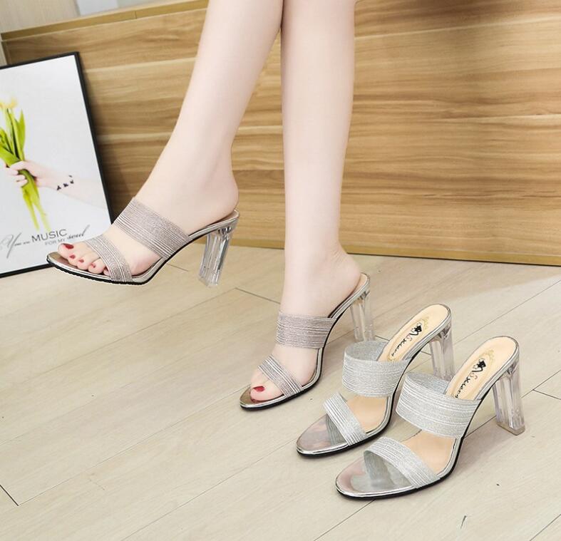 クリアサンダル ミュール レディース ヒール 痛くない 脱げない サンダル 美脚 ハイヒール ピンヒール　 ハイヒール ミュール サンダル レディース 大きいサイズ 靴 美脚 オープントゥ レディースサンダル サンダル