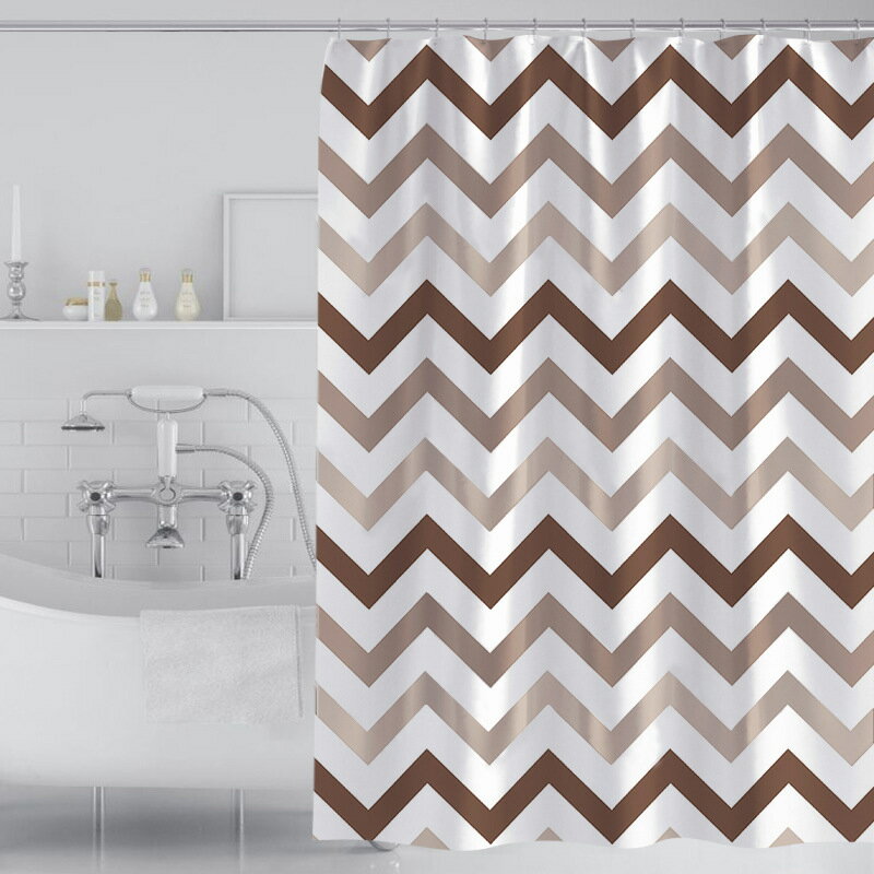 シャワーカーテン 北欧 防カビ 透けない 送料無料 撥水加工 速乾シャワーカーテン 保温カーテン 冷気遮断 速乾 フック付き お風呂 洗面所 一人暮らし シンプル カーテン 取り付け簡単 おしゃれ 北欧風 幾何パターン 間仕切り 水回り用品 バスグッズ 80×180cm 120×180cm