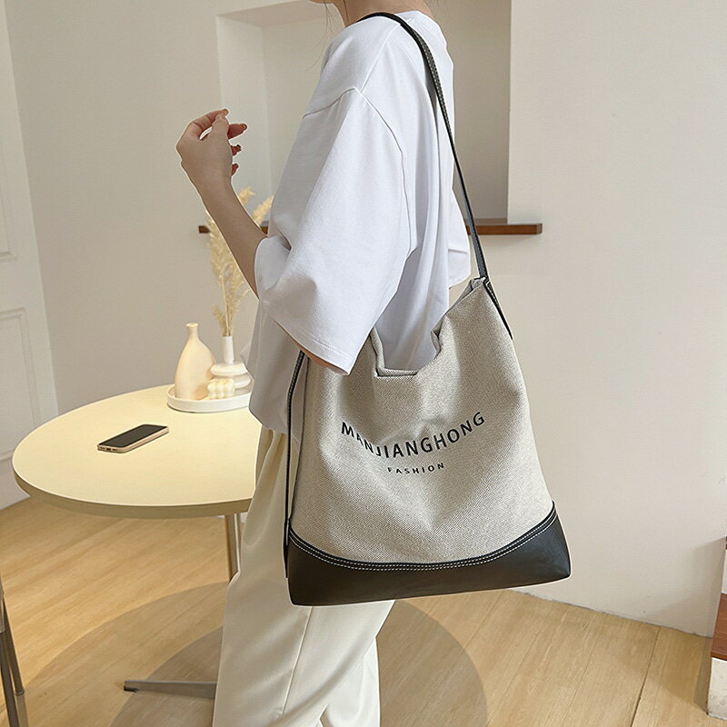 新作 大容量 通勤 通学 キャンバスバッグ レディース レトロ ファッション ショルダー クロスボディ バ..