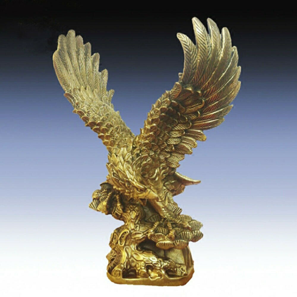 置物 鷹 鷲 タカ ワシ 真鍮 風水 イーグル ブロンズ ゴールド 猛禽類 アイテム 神 パワースポット 開運..