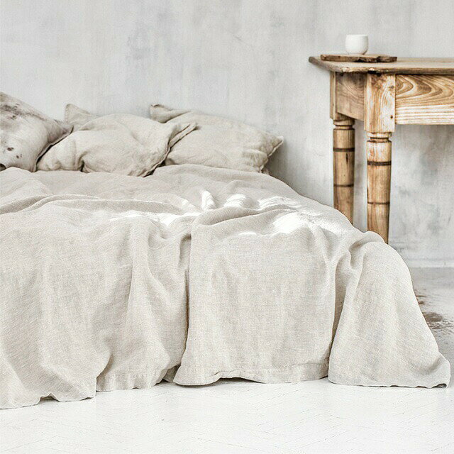 ピュアリネン フラットシーツ 245cm×200cm マルチカバー