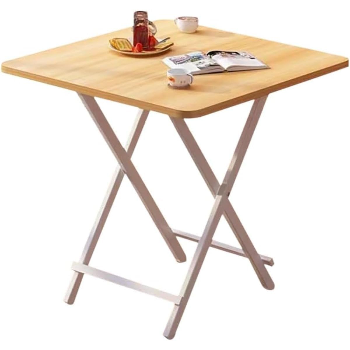 ダイニングテーブル 折り畳みテーブル 70×70×74cm 食卓 勉強机 パソコンデスク リビングテーブル 机 折..