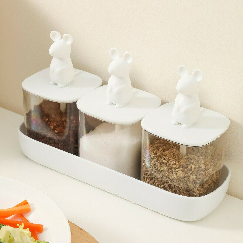 蓋つき調味缶です、キッチンキッチンの味付けセットです、動物調味料入れです、調味料瓶セットです、調..