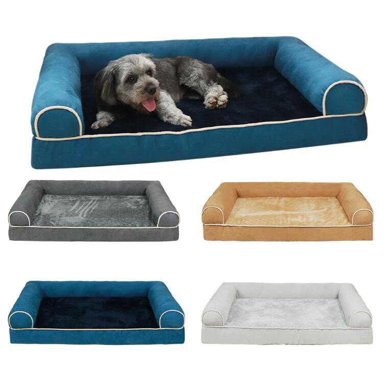 4color ペットベッド 中型犬 大型犬 ボリューム ドッグベッド Lサイズ XLサイズ カバーを外して洗える ..