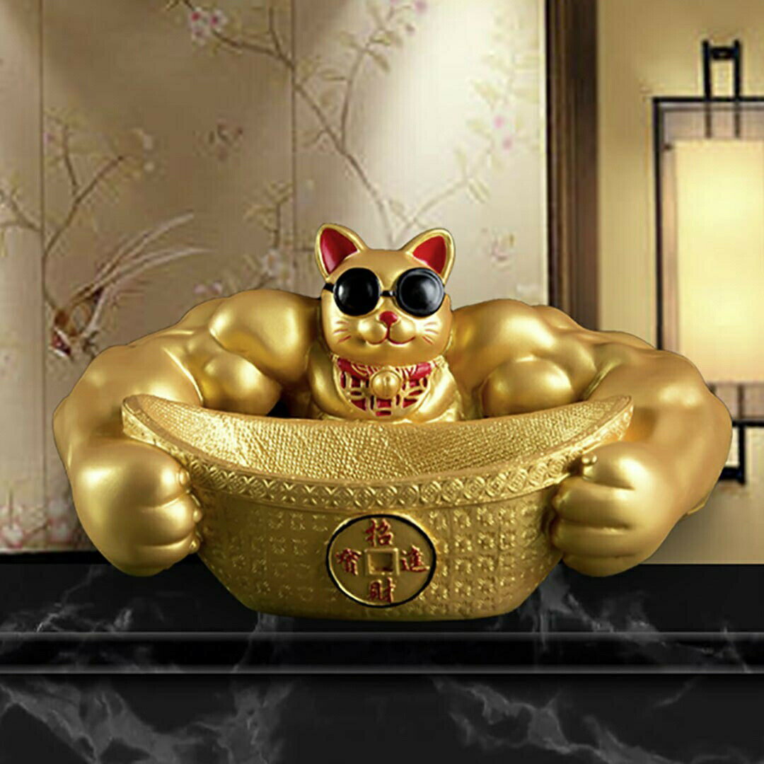 風水置物マッスル招き猫ーVer2ー...