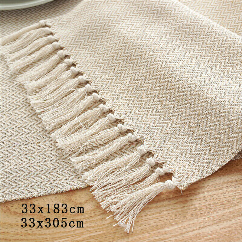 リネン テーブルランナー テーブルクロス フリンジ 薄い 中央 撮影用背景布 飾り布 麻布 結婚式 ガーランド 装飾 DIY 黄麻布 手芸用 パーティー リボンロール 雑貨 クラフト DIY パッキング ウェディング小物 無地