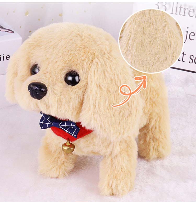 送料無料 電子ペット 動くぬいぐるみ 犬 動く おもちゃ 動物 犬 ぬいぐるみ 動く おもちゃ 動く犬 お世話 おもちゃ おもちゃ 3歳 女の子 男の子 ワンワン鳴い 歩く しっぽをふる プレゼント