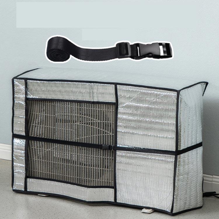 エアコン室外機カバー 日除け エアコンカバー 取り外し不要 日光・雨・雪・風・ホコリよけ ワイドサイ..