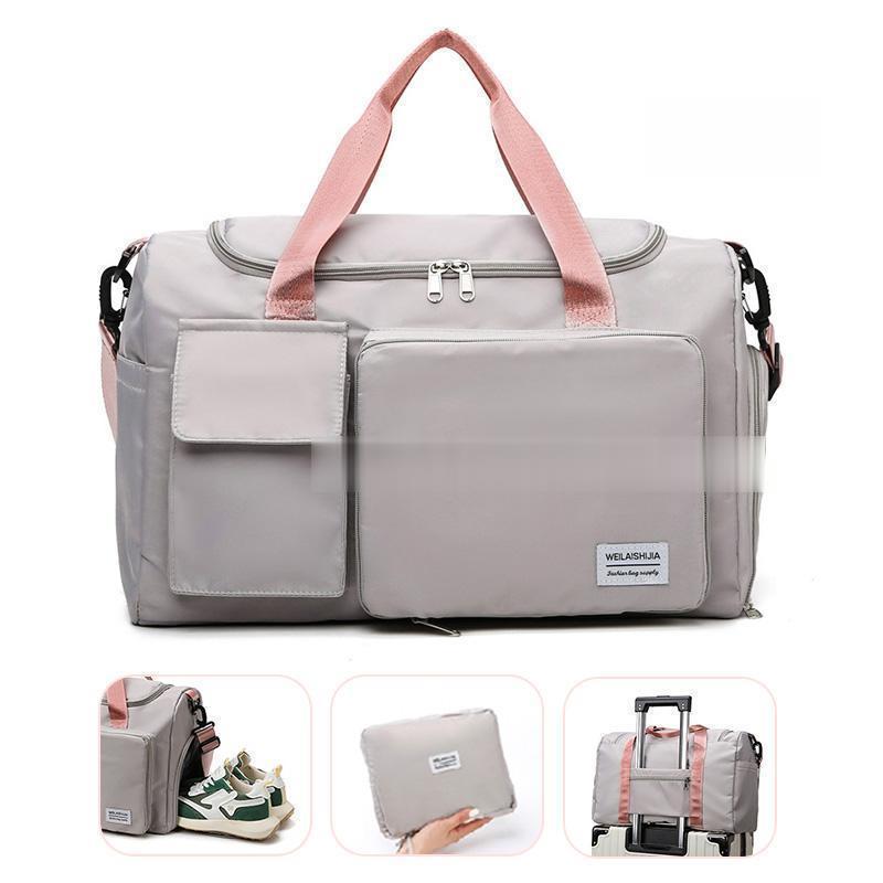 バッグ 旅行バッグ スポーツバッグ 折りたたみ 乾湿分離 シューズ収納 修学旅行 レディース トラベルバッグ ジムバッグ