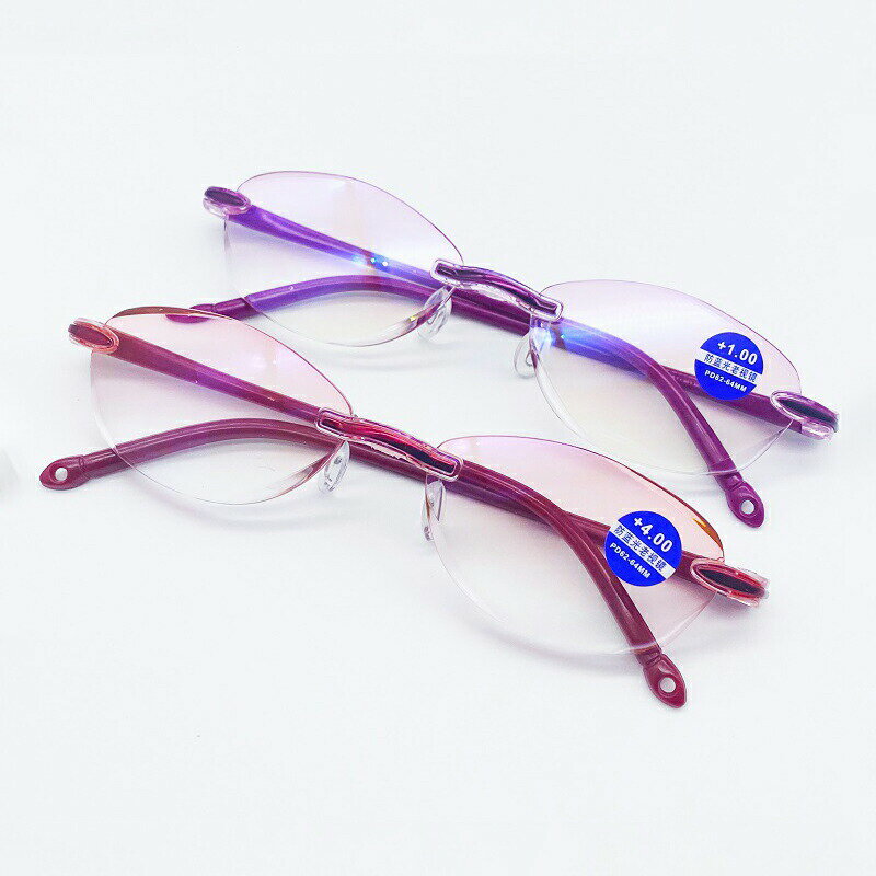 老眼鏡 おしゃれ レディース ブルーライトカット パソコン PC用メガネ 非球面 縁なし老眼鏡 40代 50代 60代 70代 眼鏡 安い 軽量 超弾力性 女性 男性 シニアグラス 首掛け眼鏡チェーン付き 敬老の日 高齢者 メガネ プレゼント 父の日 母の日 ギフト 老眼レンズ 送料無料