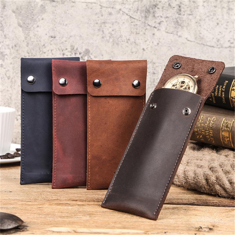 腕時計 ケース 1本用 ウォッチケース 本革 時計ポーチ レザーケース 皮ケース 時計収納ポーチ 携帯収納 出張 旅行 持ち運び用 アップルウォッチ Ap Watch 1/2/3/4/5/6/7 Series 7/ 6/SE 対応 収納ケース 時計保護 時計保管 大人気 記念日 互換品