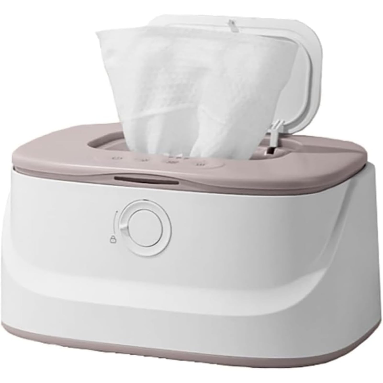 ベビーおしりふきウォーマー おしりふきウォーマー ヒーター ボックス ポータブルカ恒温加熱おしりふきボックス ウェットワイプウォーマーボックス (ホワイト)