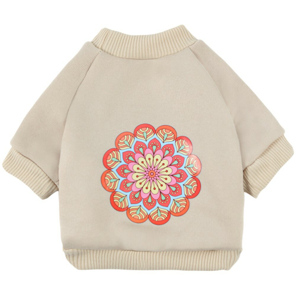 送料無料 ペット服 トレーナー ドッグウェア 犬服 小型犬 中型犬 袖あり 丸首 防寒 お散歩 寒さ対策 お..