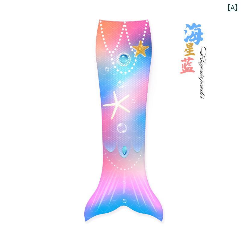 女の子用 かわいい マーメイド 男の子と 女の子 赤ちゃんの 人魚の 尾の シングル フィッシュ テール ..