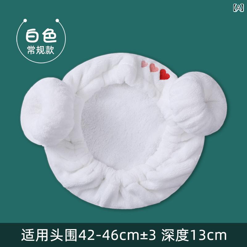 っぽ 雑貨 アクセサリー ベビーホーン ドライ ヘア キャップ 吸収性 速乾 女の子用 かわいい 韓国 子供..