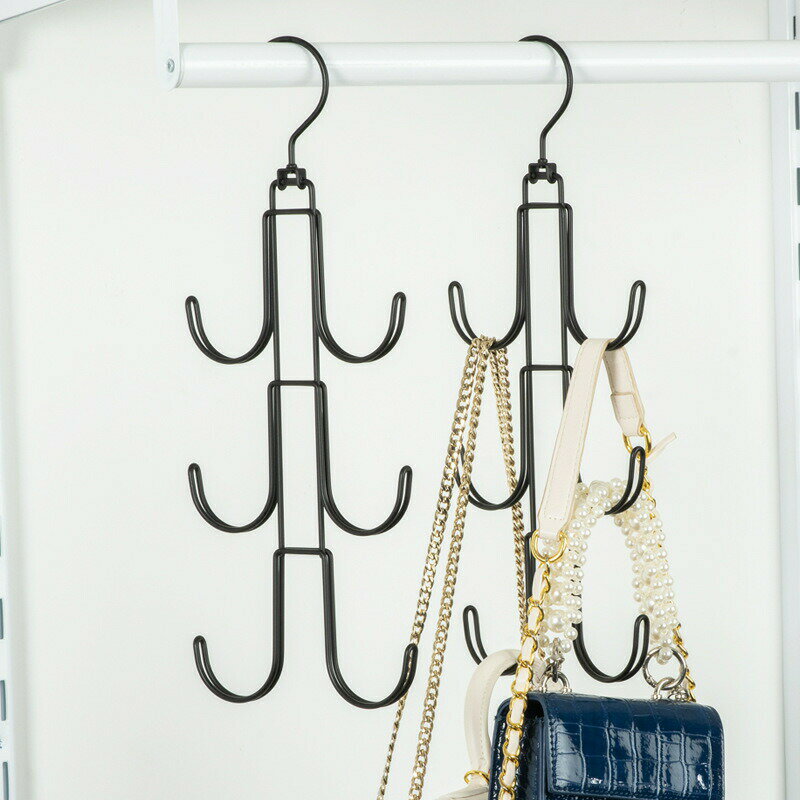 バッグハンガー 回転フック 鞄 収納 帽子 クローゼット 吊り下げ収納 バッグ掛け