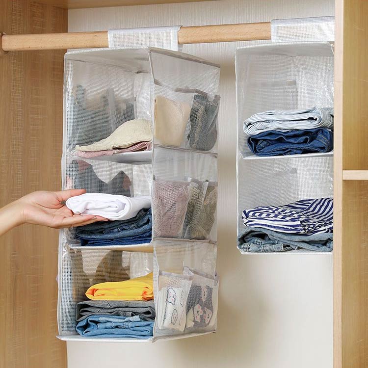 小物整理 衣類整理 吊り下げ収納 4段 収納 3段 衣類 2段 パイプハンガー クローゼット収納 小物収納 衣類 衣類収納 吊下げ収納 小物 整理 吊るす 吊るせる ケース 吊り