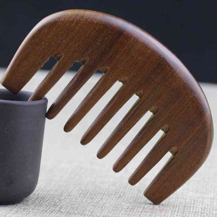 頭皮ケア ヘッドスパ 頭部マッサージ スカルプケア カッサ マッサージ 櫛 木櫛 ヘアブラシ ブラシ 髪用ブラシ 木櫛 厚型 電防止