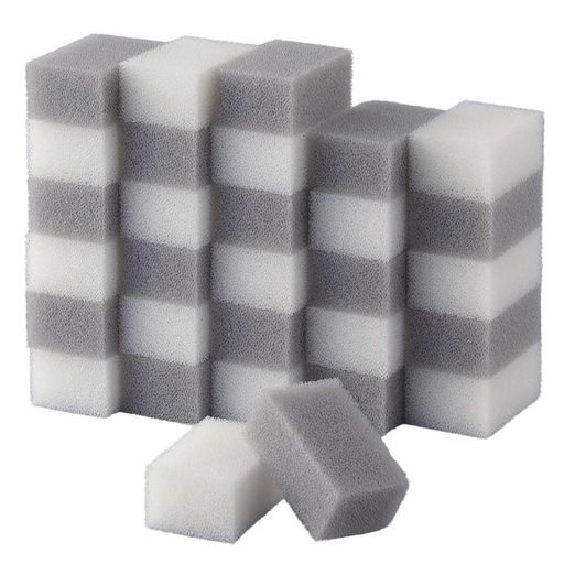 キッチンスポンジ1DAYおそうじスポンジグレーホワイト30個入キッチン台所シンクお風呂洗面台トイレ排水口蛇口洗いお掃除清掃清潔衛生的使い分け万能コンロ食…