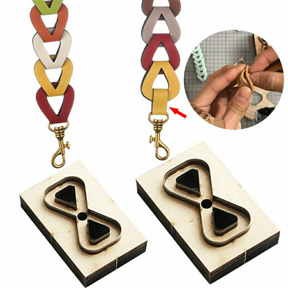 [50*25mm] [70*35mm] レザークラフト 型抜き かばんのベルト キーホルダー ハンドストラップ 作り 手作..