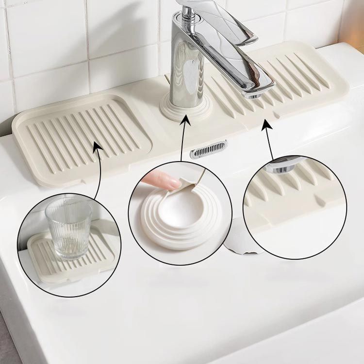 シンク マット 2枚セット 乾燥用マット シリコン 排水マット 水切りラック 衛生 カビ防止 プレート 水..