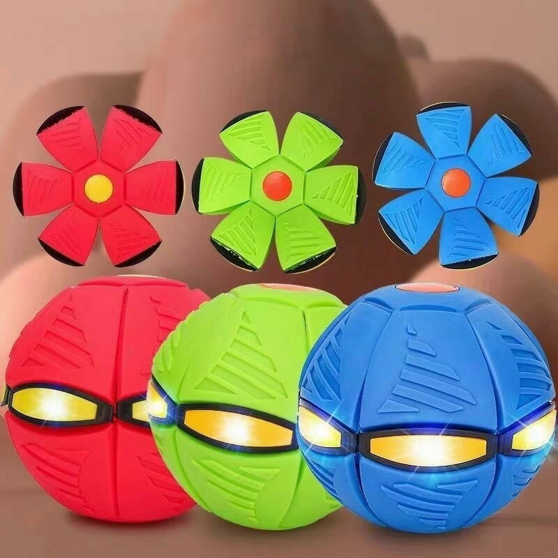キックボール 跳ねる ufoマジックボール 変形可能なUFOボール ペットのおもちゃ ストレス解消 子供向け..