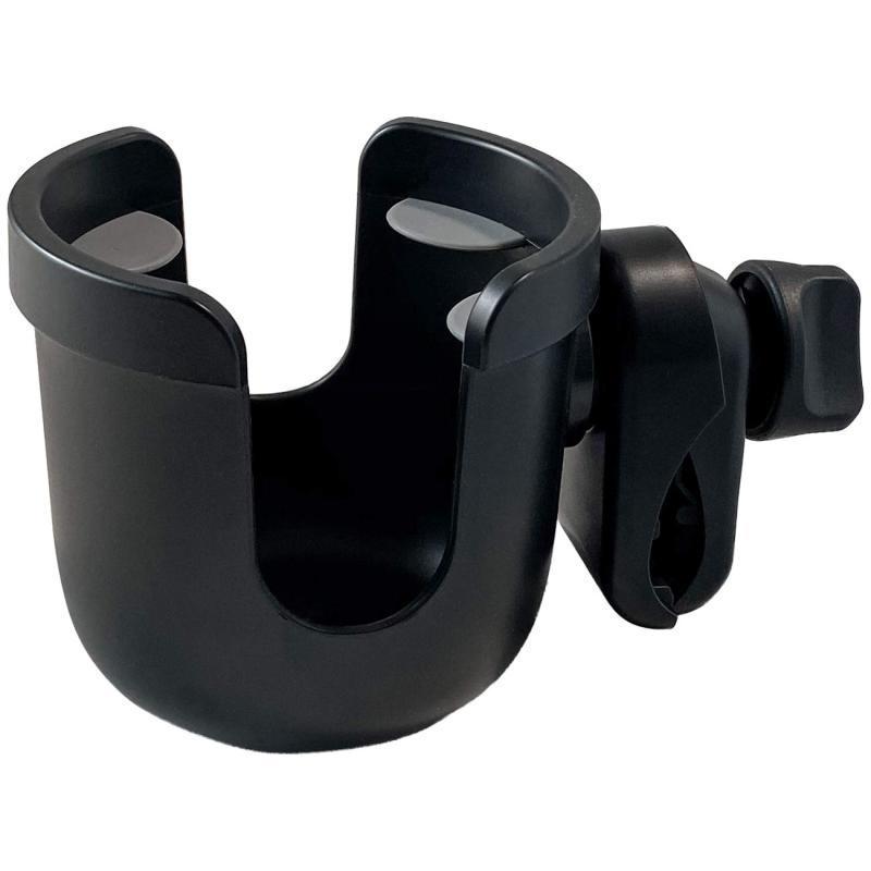 ベビーカー ドリンクホルダー 自転車 カップホルダー ベビーシート 【360度回転 ABS樹脂素材使用】 (スタンダード)