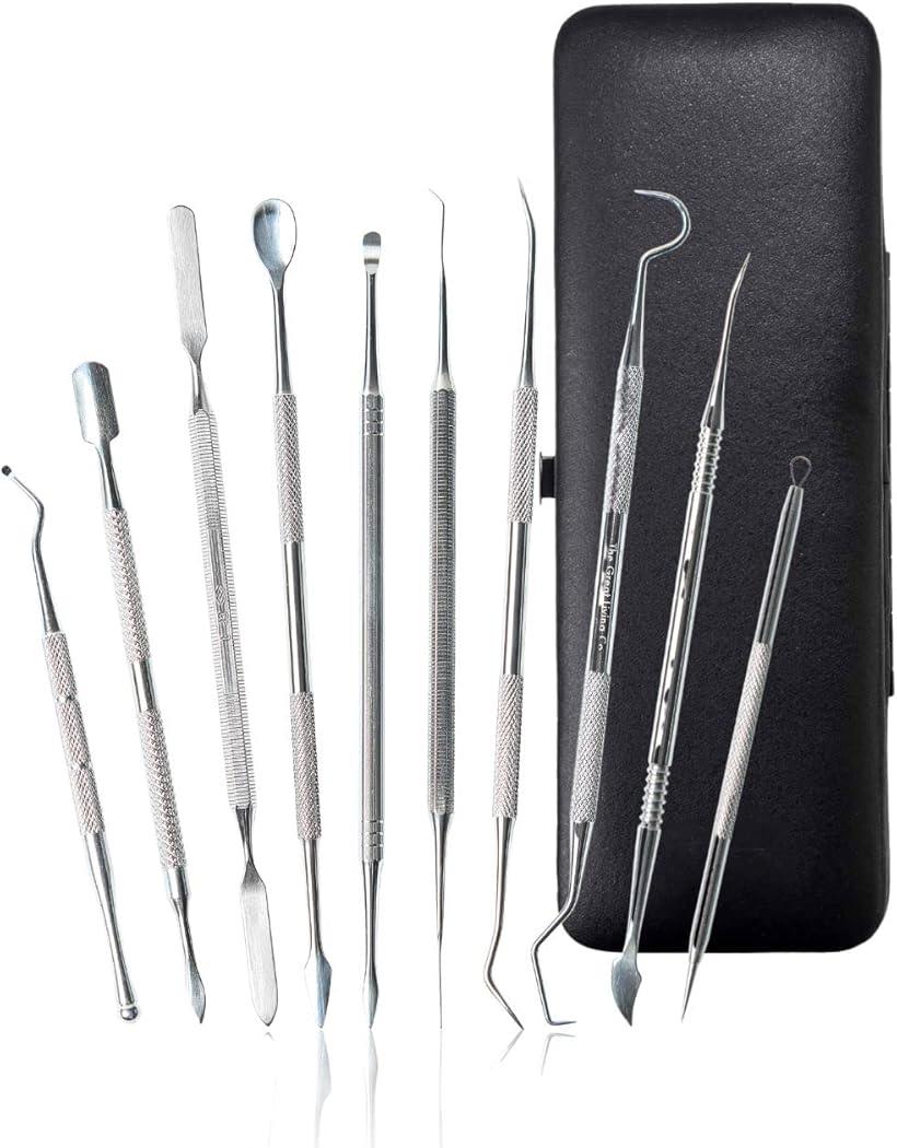 プロ厳選 スパチュラ 粘土 造形 粘土細工 ステンレス製 パテ ヘラ 10本 キット グレイスカルピー ドール 道具