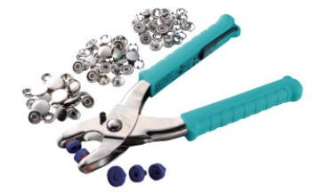 スナッププライヤーセット10mm、12mm、15mm用スナップ玉付　51390