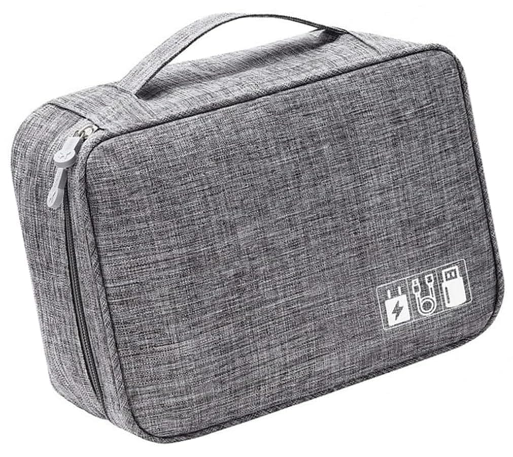 ガジェットポーチ トラベルポーチ 大容量 撥水 ガジェットケース 旅行 出張 マウス ケーブル 収納ポーチ