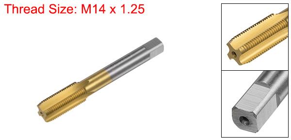 メートルねじタップ ネジマシンタップ タップねじ切りタッピング補修工具 H2チタンコート HSS-CO M35高速度鋼 ストレートフルート マシンスクリュー 機...