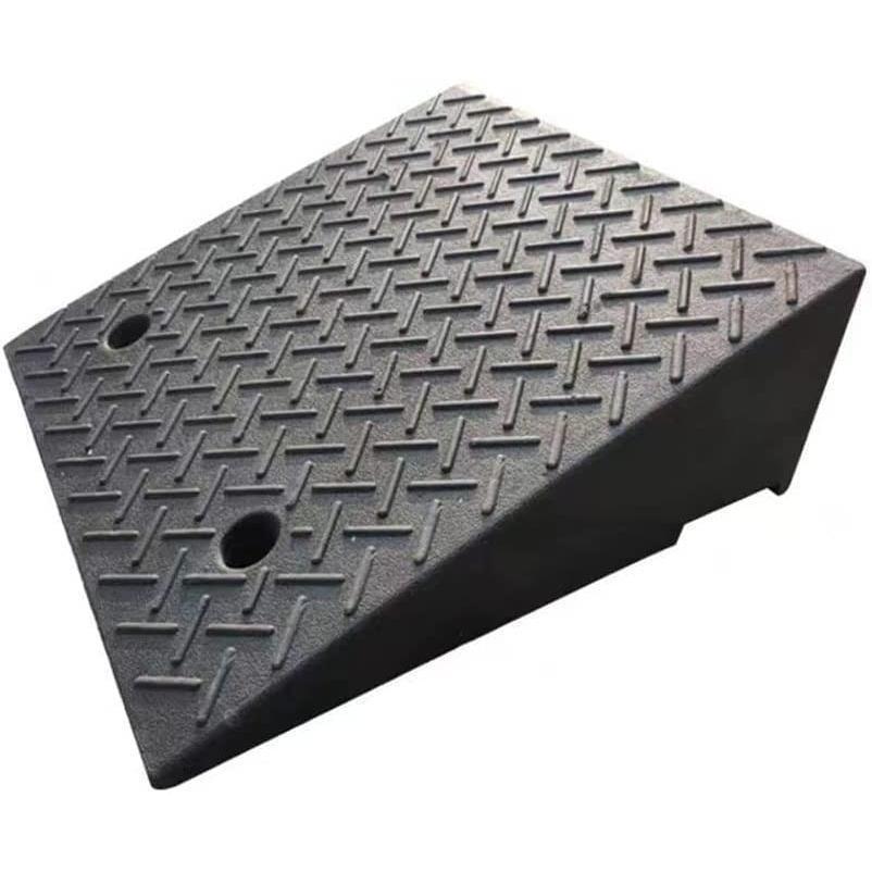 スロープ 段差プレート ヘビーデューティーカーブランプ 3~20cm 高さ 滑り止め ゴム製 頑丈な 屋内 屋..