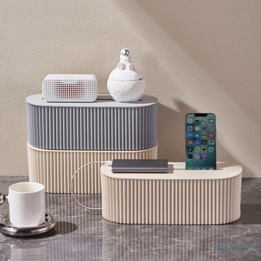 ケーブルボックス ケーブル収納 配線収納ケース コンセント収納 コード整理 コードケース 隠し ルーター cable-box