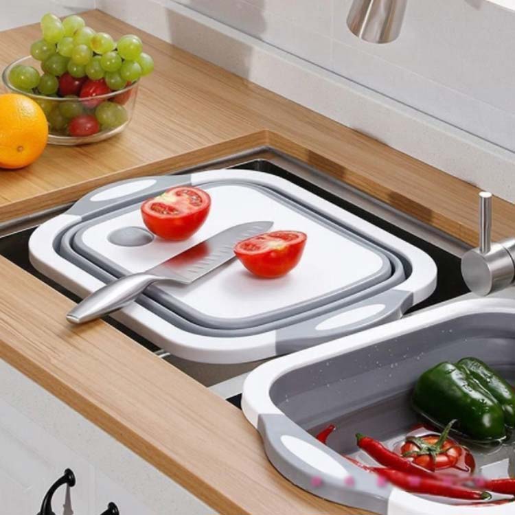 キャン 水回り たらい お洒落 お風呂 大きい シリコン 四角 送料無料 排水口付き 洗い桶 水まわり 水切り 収納 送料無料 バケツ