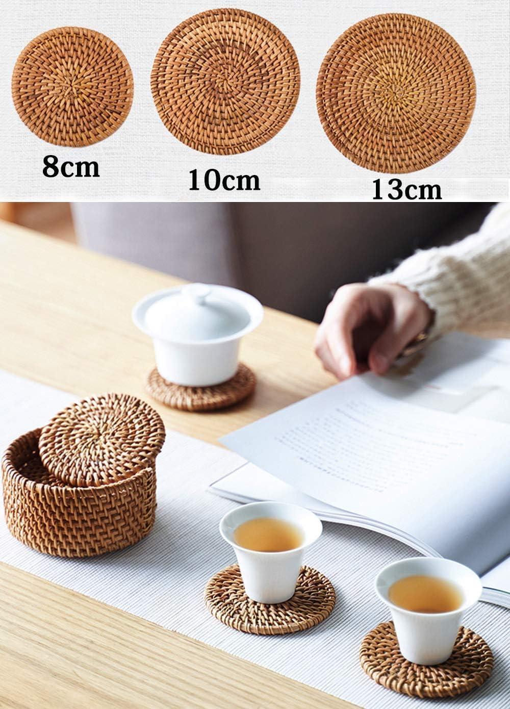 天然素材 簡約風 おしゃれ 人気 ナチュラルコースター ハンドメイド コーヒーのカップスタンド お酒 お..
