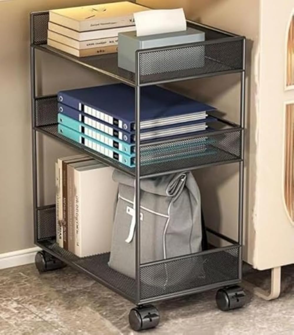 書架 ランドセルラック 机下書包置き棚 キャスター付き 書類棚 収納棚 収納ラック ファイルワゴン サイ..